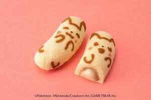 「ピカチュウ東京ばな奈」JR東京駅の限定ショップで、イーブイのはみ出しクッキーサンド缶も