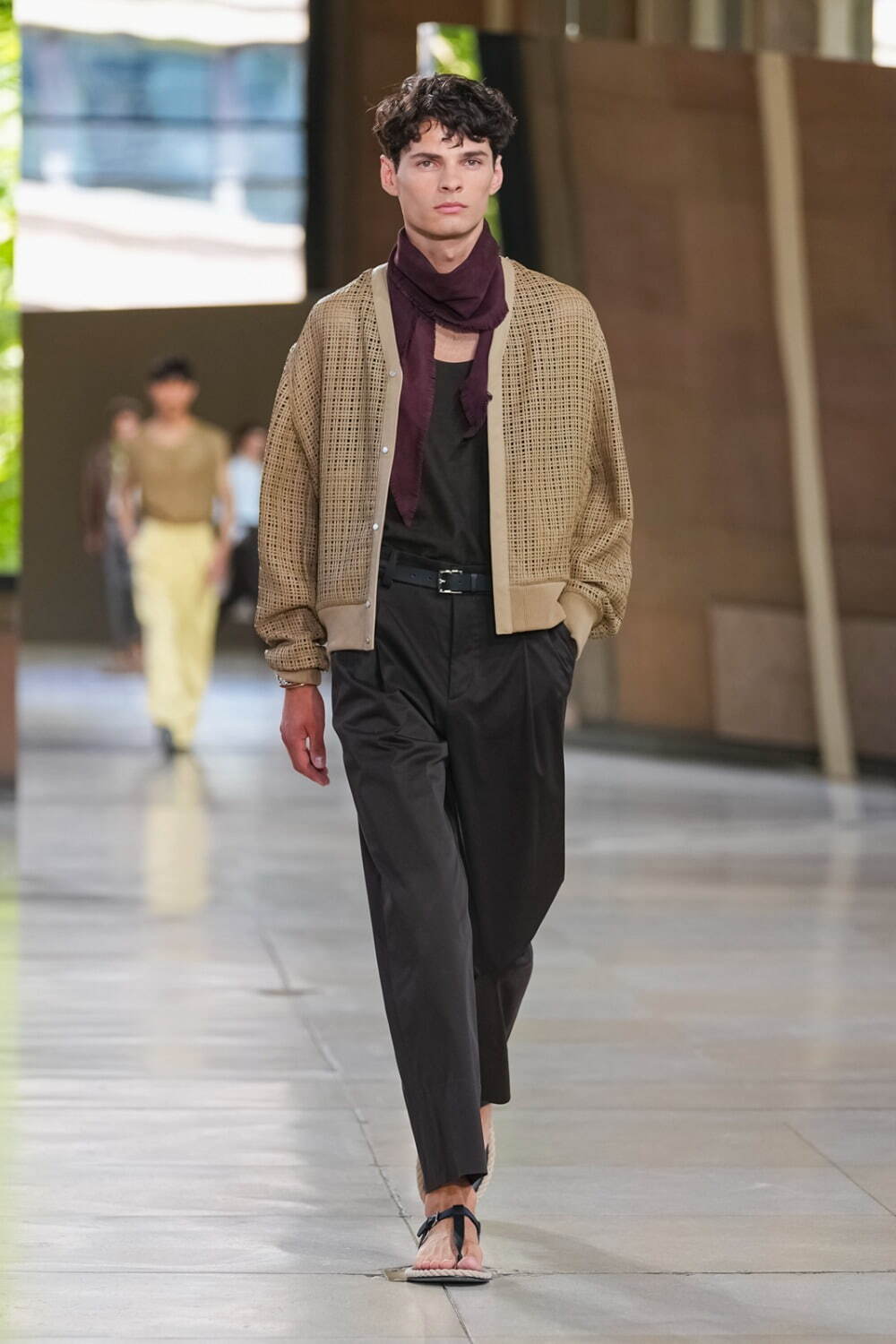 エルメス 2026年春夏メンズコレクション、軽く涼やかな夏の佇まい｜写真39