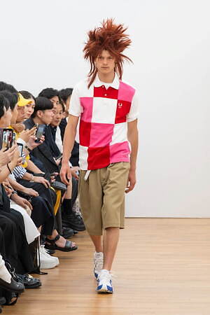 今季コムデギャルソン　カラフルパンツ SALE】コムデギャルソンCOMME des GARCONS カラフル織りパンツ