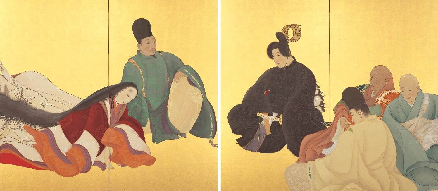 菱田春草 《六歌仙》 明治32年(1899年) 永青文庫蔵(熊本県立美術館寄託) ［前期展示］