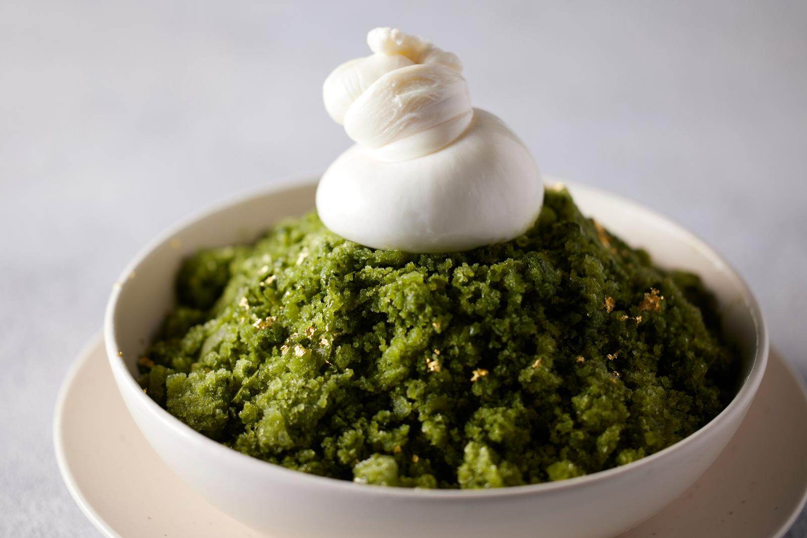 かき氷｜ハイアット セントリック 銀座 東京の夏限定かき氷、老舗あんこ×濃厚チーズの抹茶フレーバー