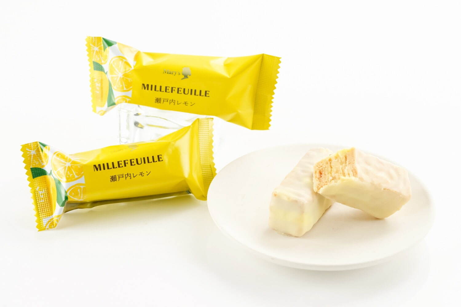 メリーチョコレートの夏限定ミルフィーユ、爽やか“瀬戸内レモン”＆ホワイトチョコがけ｜写真1