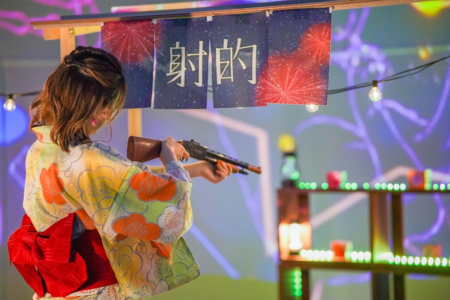 有楽町・プラネタリアTOKYO「星空夏祭り」幻想的な星空と華やかな花火映像、お祭りメニュー＆ゲームも｜写真6
