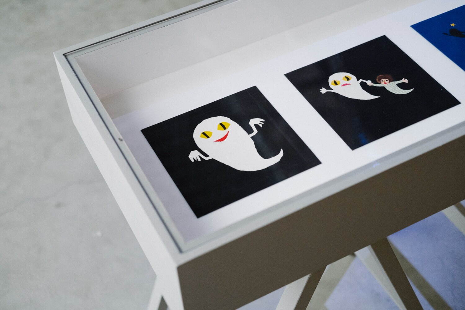 絵本『ねないこだれだ』原画 作・せなけいこ PLAY! MUSEUMでの展示風景
(撮影:田附勝)