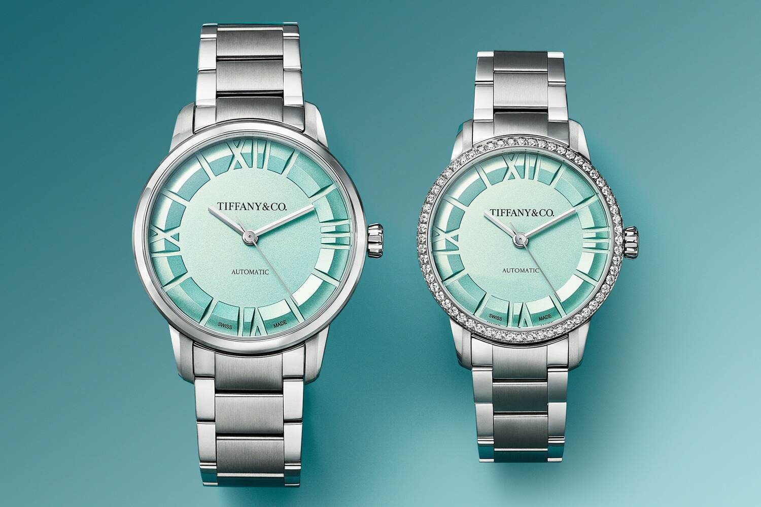 Tiffany & Co. Atlas 時計 ティファニー アトラス」ウォッチ、“まるで彫刻”ローマ数字施