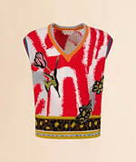 マルニのタンクトップ＆スウェットが“アートなバッグ”に！花刺繍アップリケのスリッポンも｜写真14