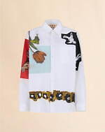 マルニのタンクトップ＆スウェットが“アートなバッグ”に！花刺繍アップリケのスリッポンも｜写真6