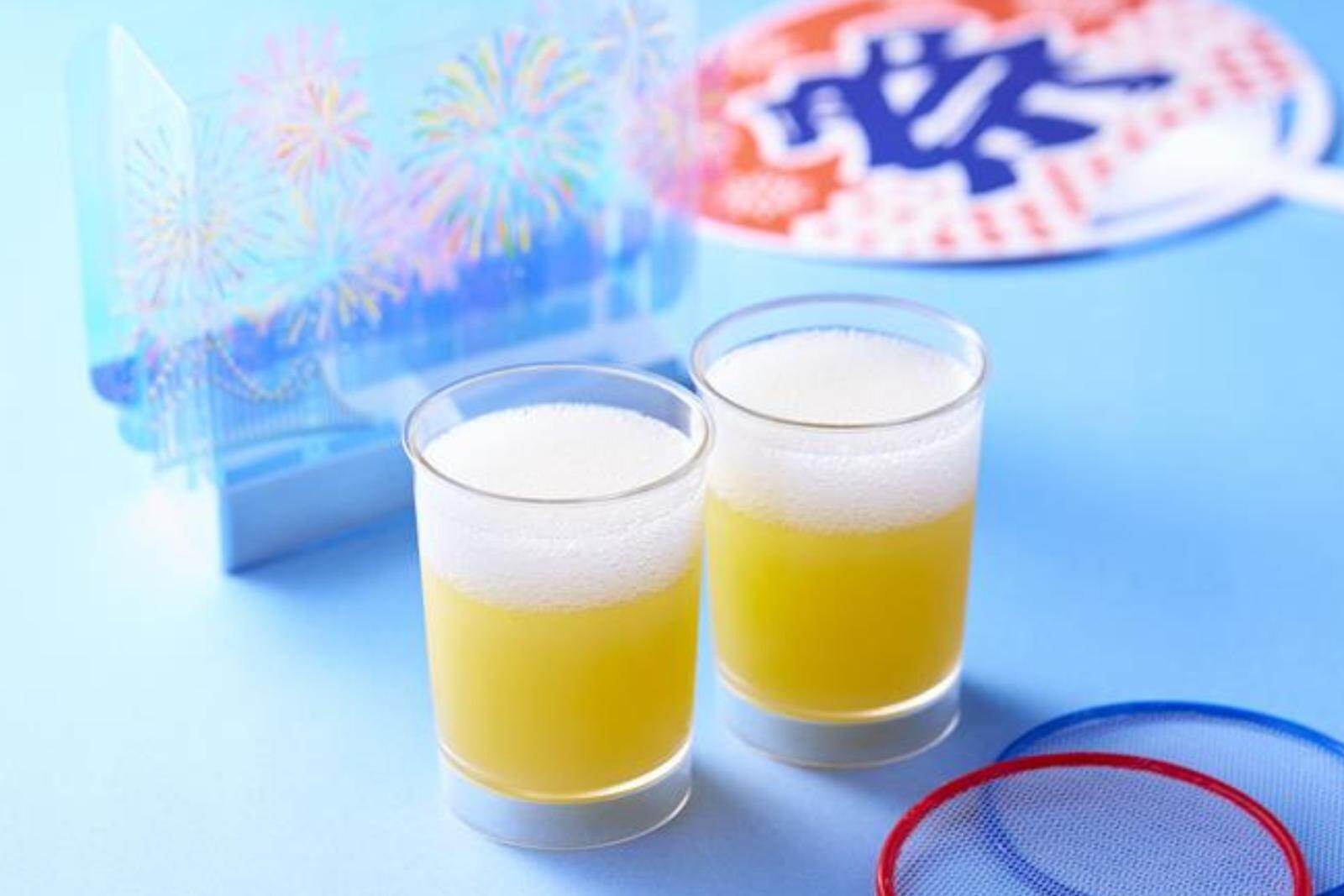 セブン-イレブン「夏祭り」着想スイーツ、生ビール風“ふわしゅわ”わらび餅ゼリー＆お好み焼きクレープ