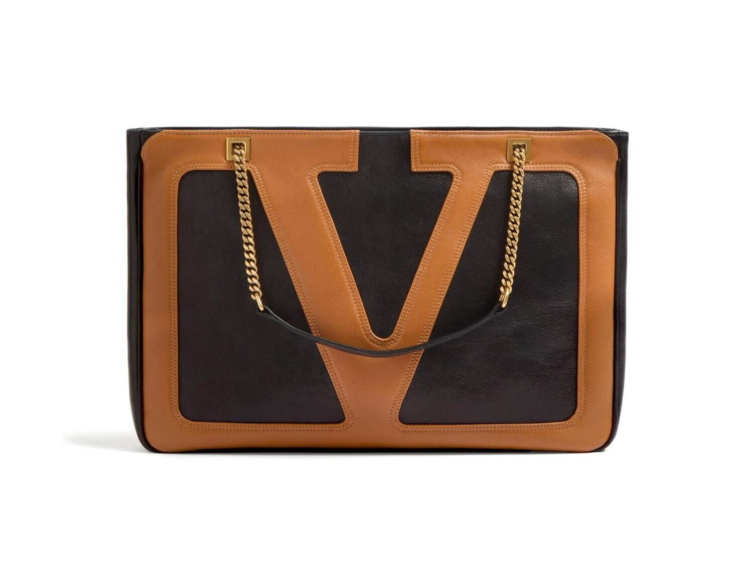 ヴァレンティノ ガラヴァーニ トートバッグVロゴオレンジ VALENTINO - ヴァレンティノガラヴァーニトートバッグVロゴ