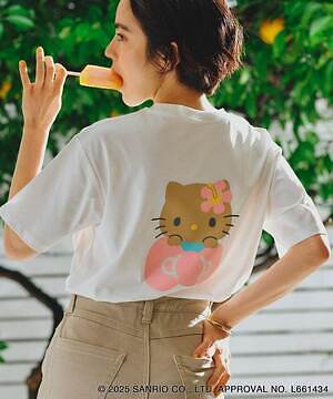 新品タグ付き　Rady ×ハローキティ　リゾートフラワー　ビキニキティTシャツ rady Rady ハローキティ キティちゃん Tシャツ - メルカリ
