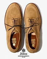 エンジニアド ガーメンツ×オールデンの革靴、スエードや“老舗タンナー”レザーのVチップ｜写真15