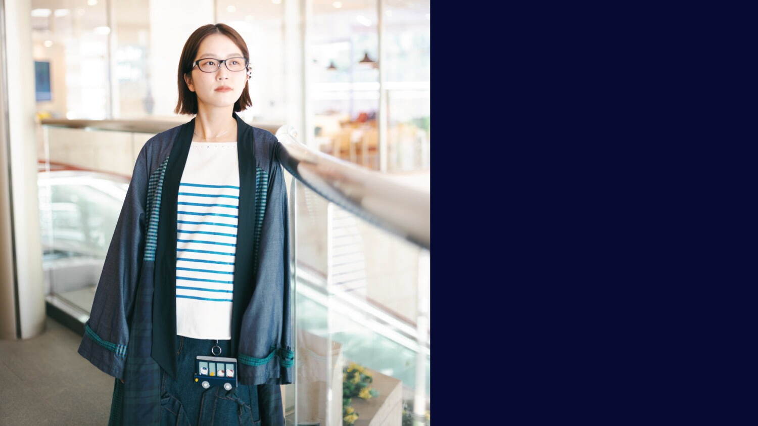 ケイスケ カンダ×ファミリアの大人服“子グマとゾウ”のスカジャン＆リボン付きチェックワンピ｜写真12