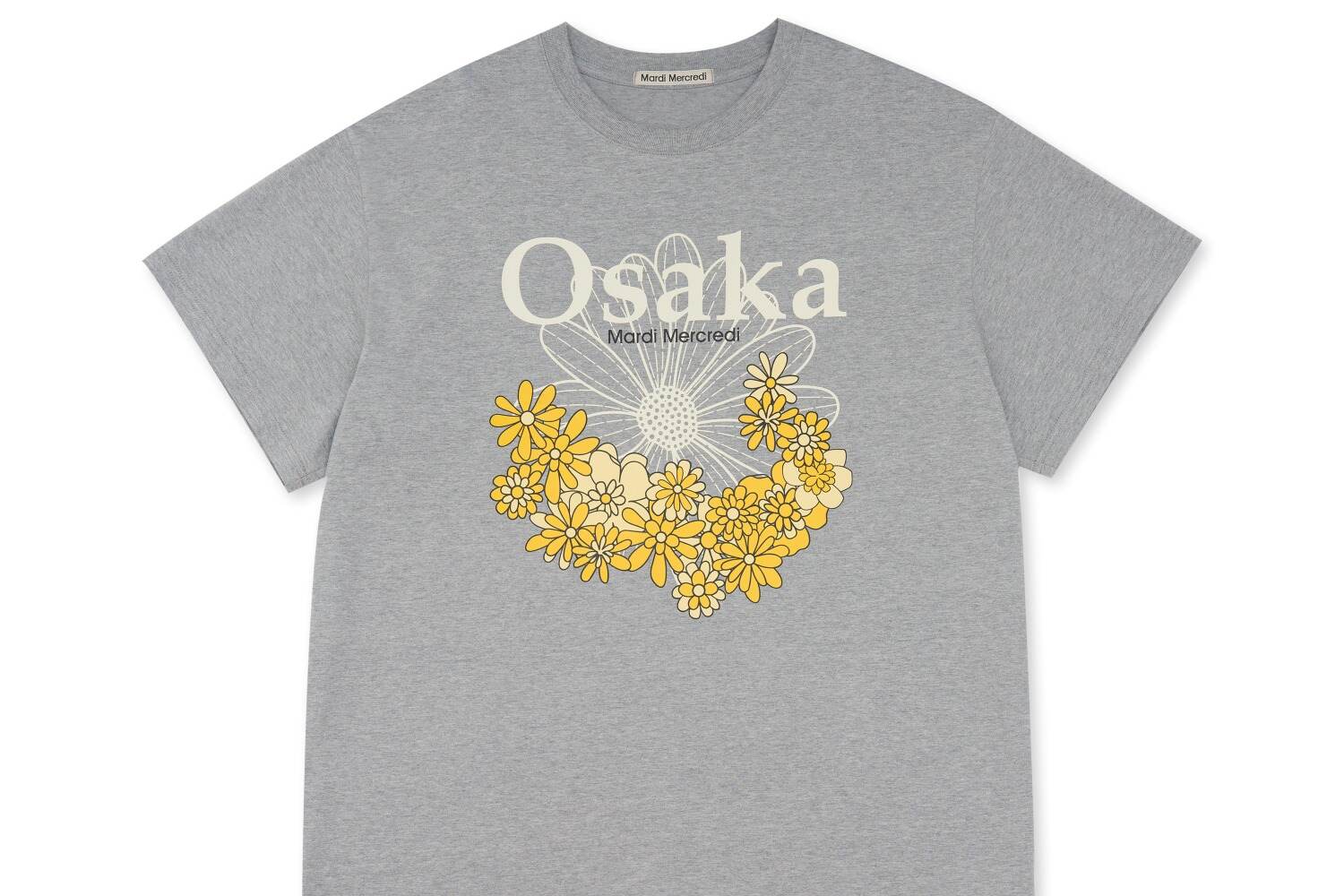 Mardi mecrdi OSAKA限定Tシャツ　タオルセット マルディメクルディが大阪に関西初オープン、限定“花”Tシャツ