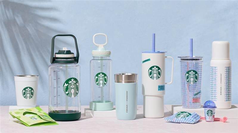 【2025夏限定】スターバックス ネオン傘付きコールドカップ Amazon | スターバックスSAKURA2025ロゴコールドカップ