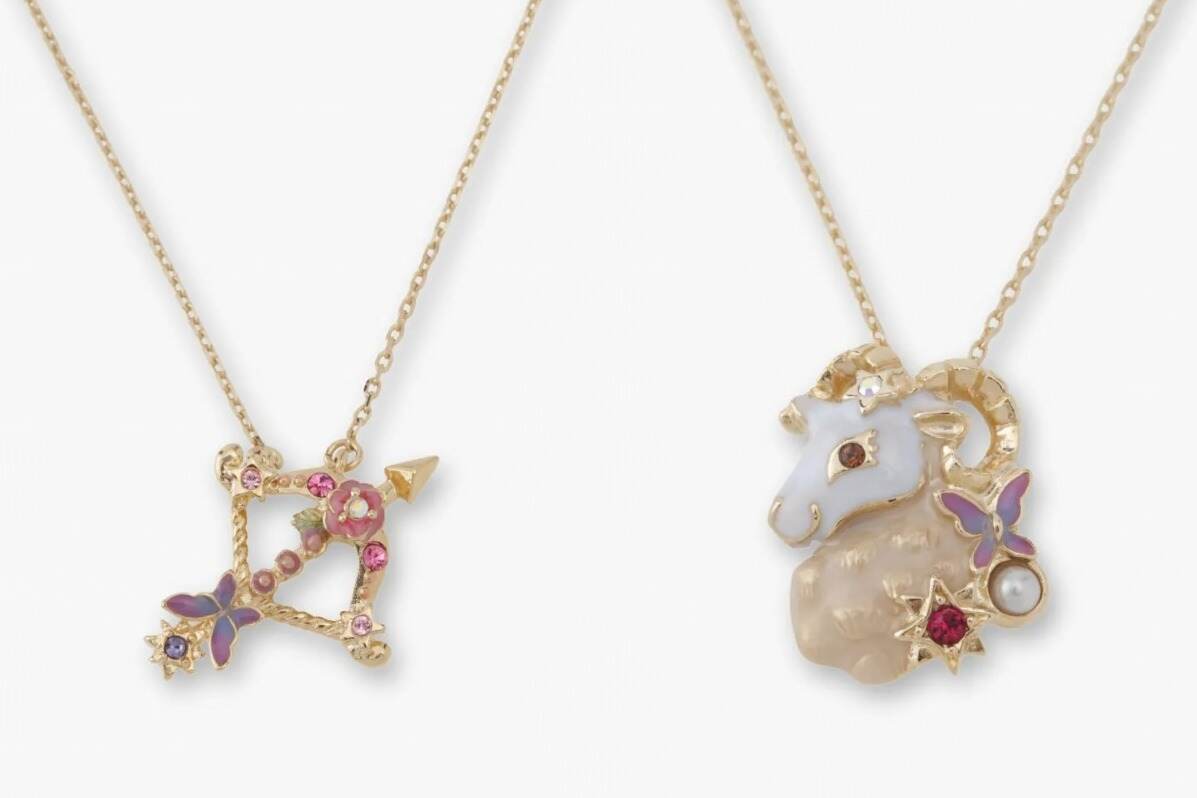 【美品】アナスイ ゾディアックコレクション 12星座ネックレス（獅子座） 美品】アナスイ ゾディアックコレクション 12星座ネックレス