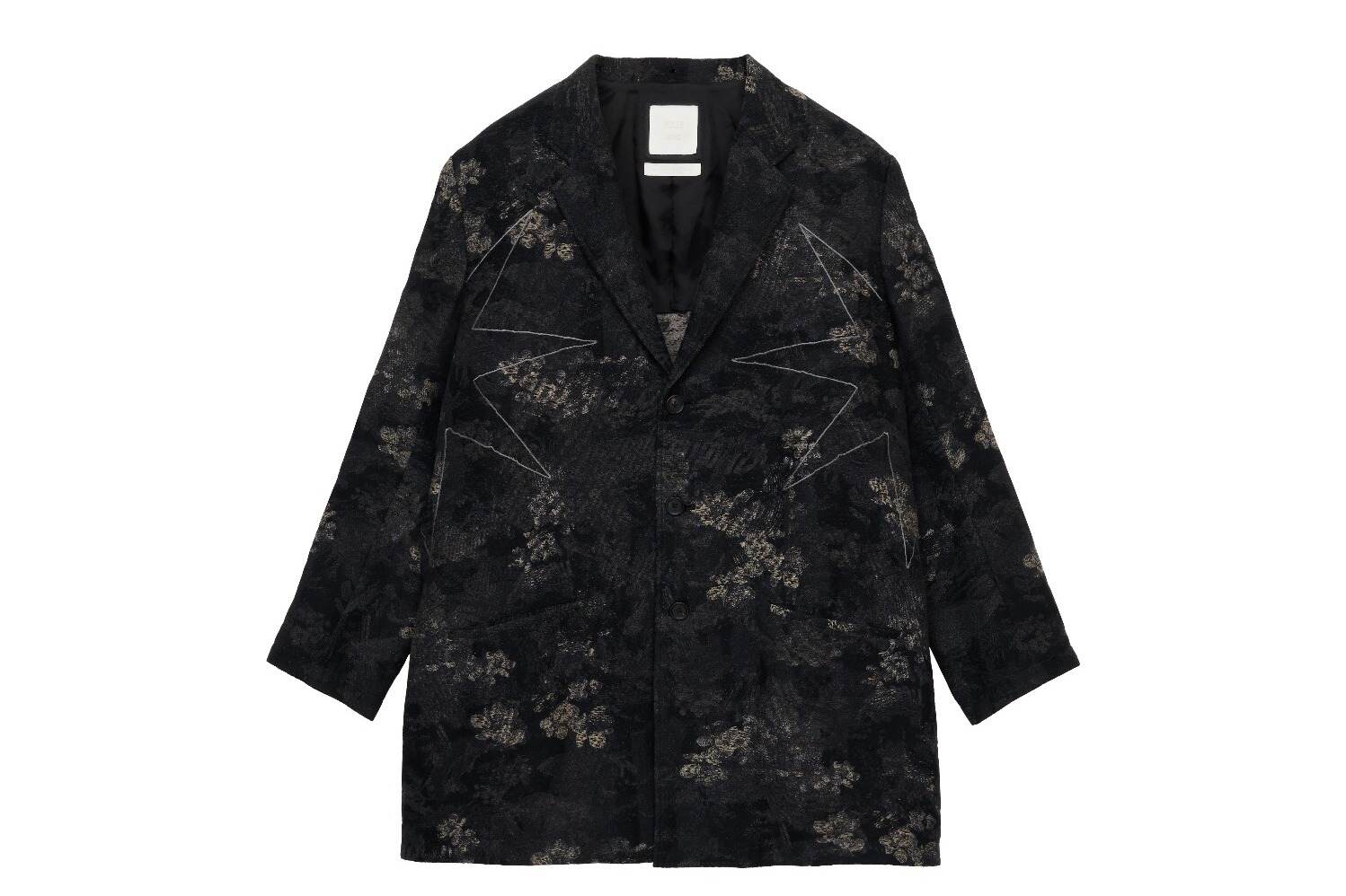 A　極美品 s'yte ヨウジヤマモト 刺繍トラックジャケット 蛇花 希少】日本製 S'YTE ヨウジヤマモト トラックジャケット 刺繍 蛇