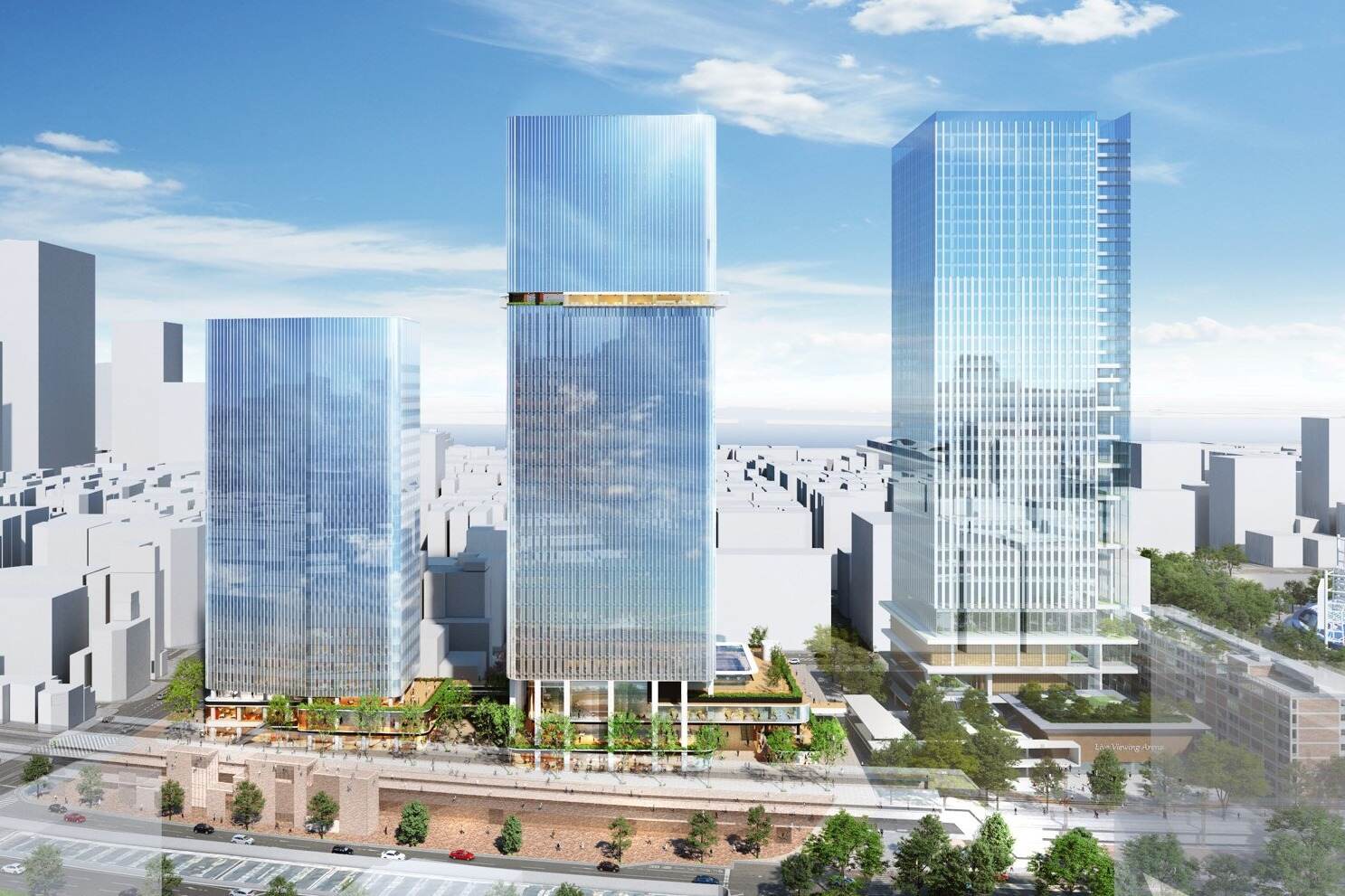 新商業施設｜横浜・JR関内駅前の再開発、エンターテインメント施設や店舗を備えた複合ビル - 2029年竣工