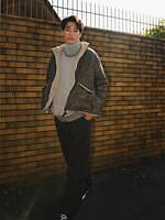 コンバース トウキョウ×タイオン“星柄”キルティングジャケットやボア素材の2WAYコート｜写真32