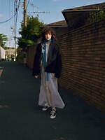 コンバース トウキョウ×タイオン“星柄”キルティングジャケットやボア素材の2WAYコート｜写真34