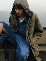 コンバース トウキョウ×タイオン“星柄”キルティングジャケットやボア素材の2WAYコート｜写真45