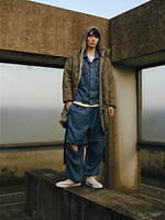 コンバース トウキョウ×タイオン“星柄”キルティングジャケットやボア素材の2WAYコート｜写真44