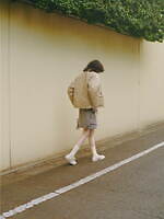 コンバース トウキョウ×タイオン“星柄”キルティングジャケットやボア素材の2WAYコート｜写真39