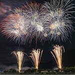 「安倍川花火大会 2025」静岡・安倍川河川敷で開催、県内最大級の花火＆ドローンショー｜写真2