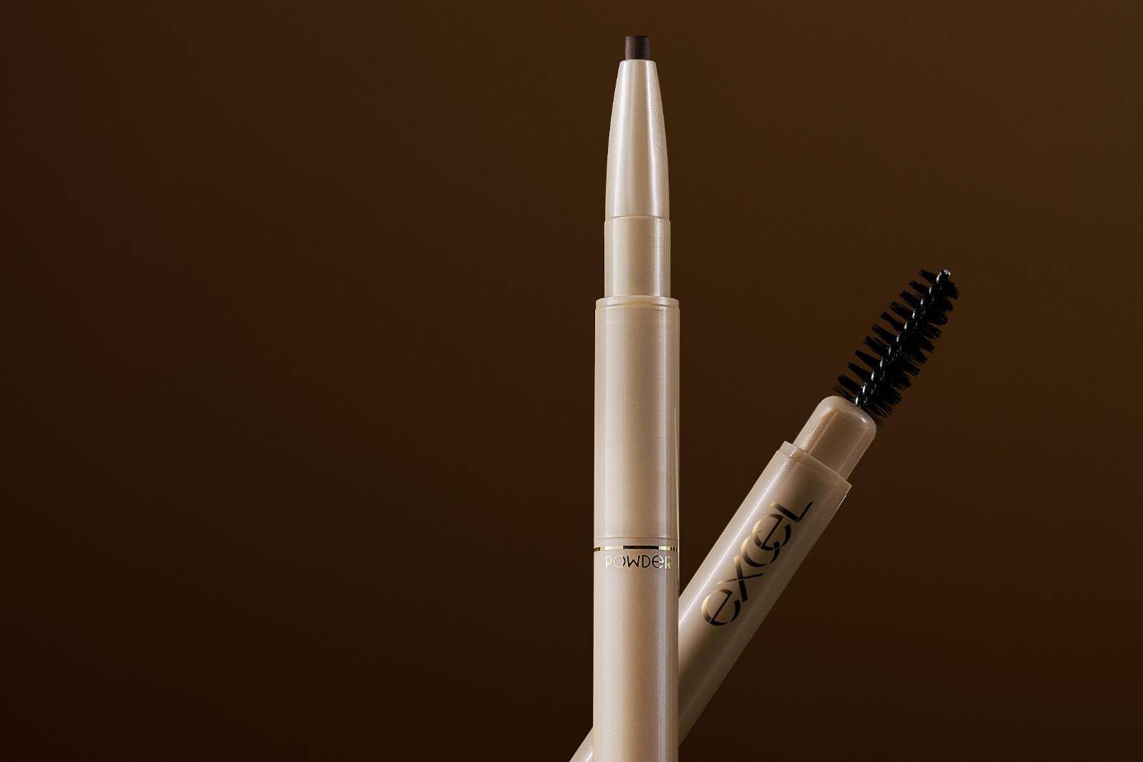 エクセル“名品3機能アイブロウペンシル”が25年冬に進化、アッシュピンクやライトブラウンなど新色も