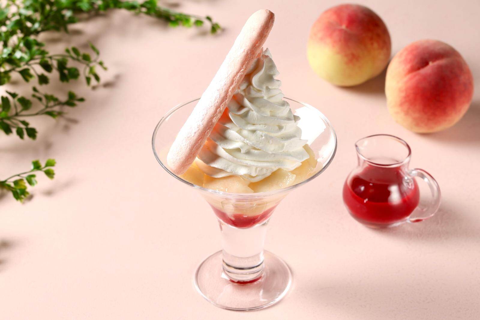ビスキュイ｜グランド ハイアット 東京「桃＆ヨーグルト」の夏限定パフェ、ポケモンコラボの南国パフェも