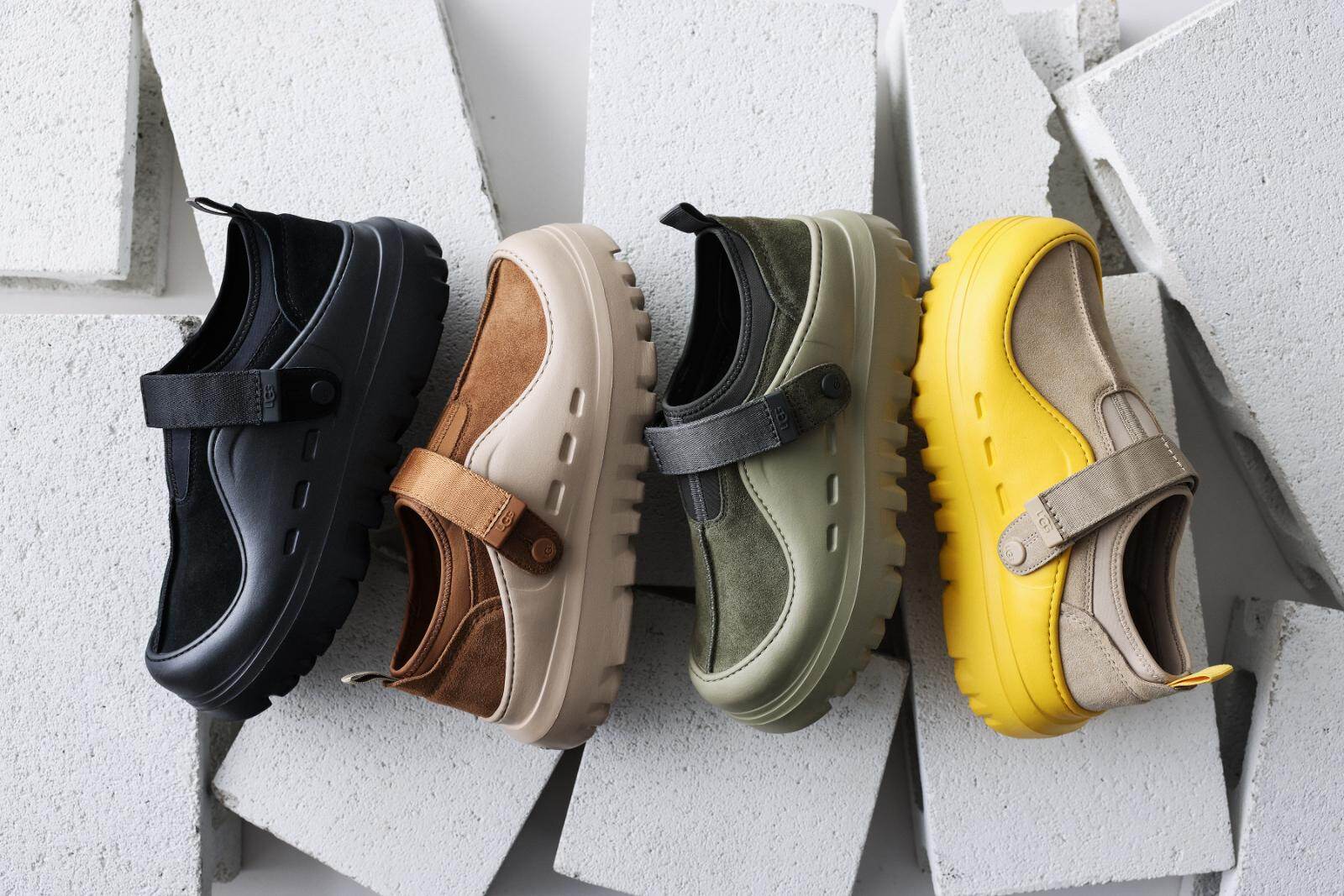 UGG“ロープ風”シューレースの厚底スニーカー＆ぽってりソールのスリッポン｜写真10