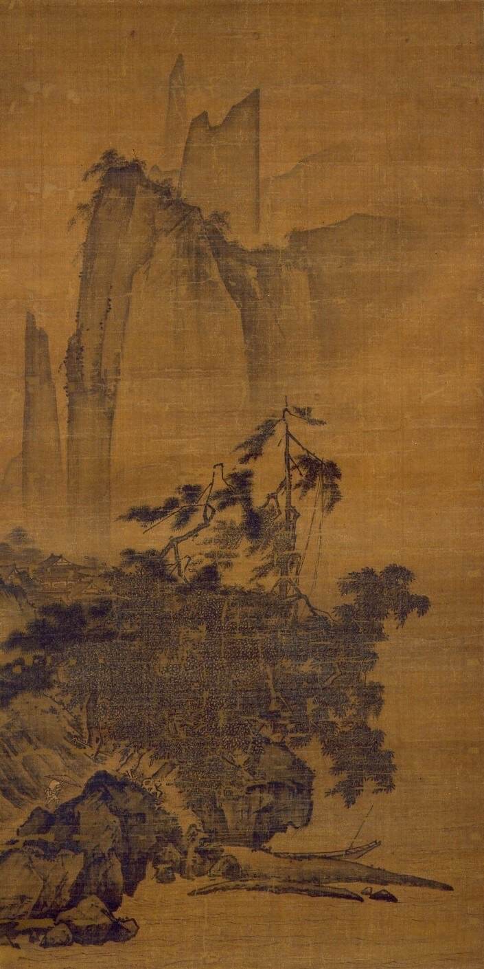 国宝 伝馬遠 《風雨山水図》 南宋時代 13世紀 静嘉堂文庫美術館蔵 ［後期展示］