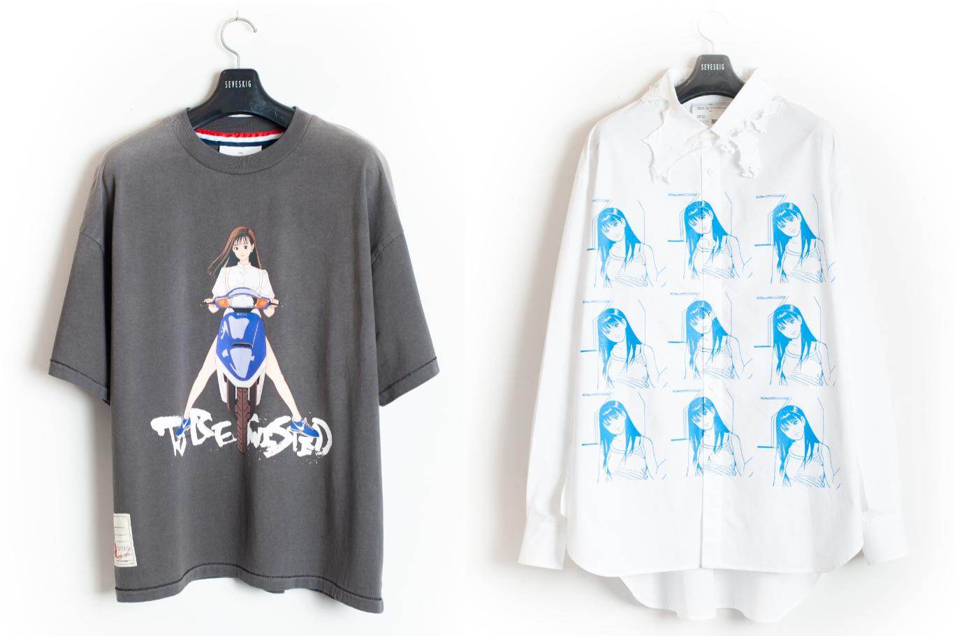 早い者勝ち セヴシグ×江口寿史、アニメ「老人Z」プリントTシャツや 人文