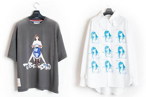 セヴシグ×江口寿史、アニメ「老人Z」プリントTシャツや"日本列島の襟"付きシャツ