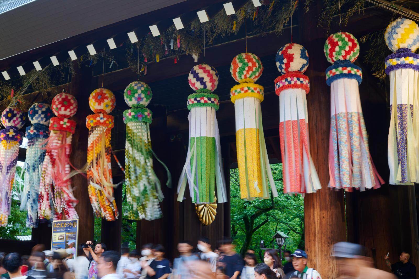「みたままつり」東京・靖国神社で - 夜空に浮かぶ提灯やぼんぼり、ねぶた祭の山車も登場｜写真15