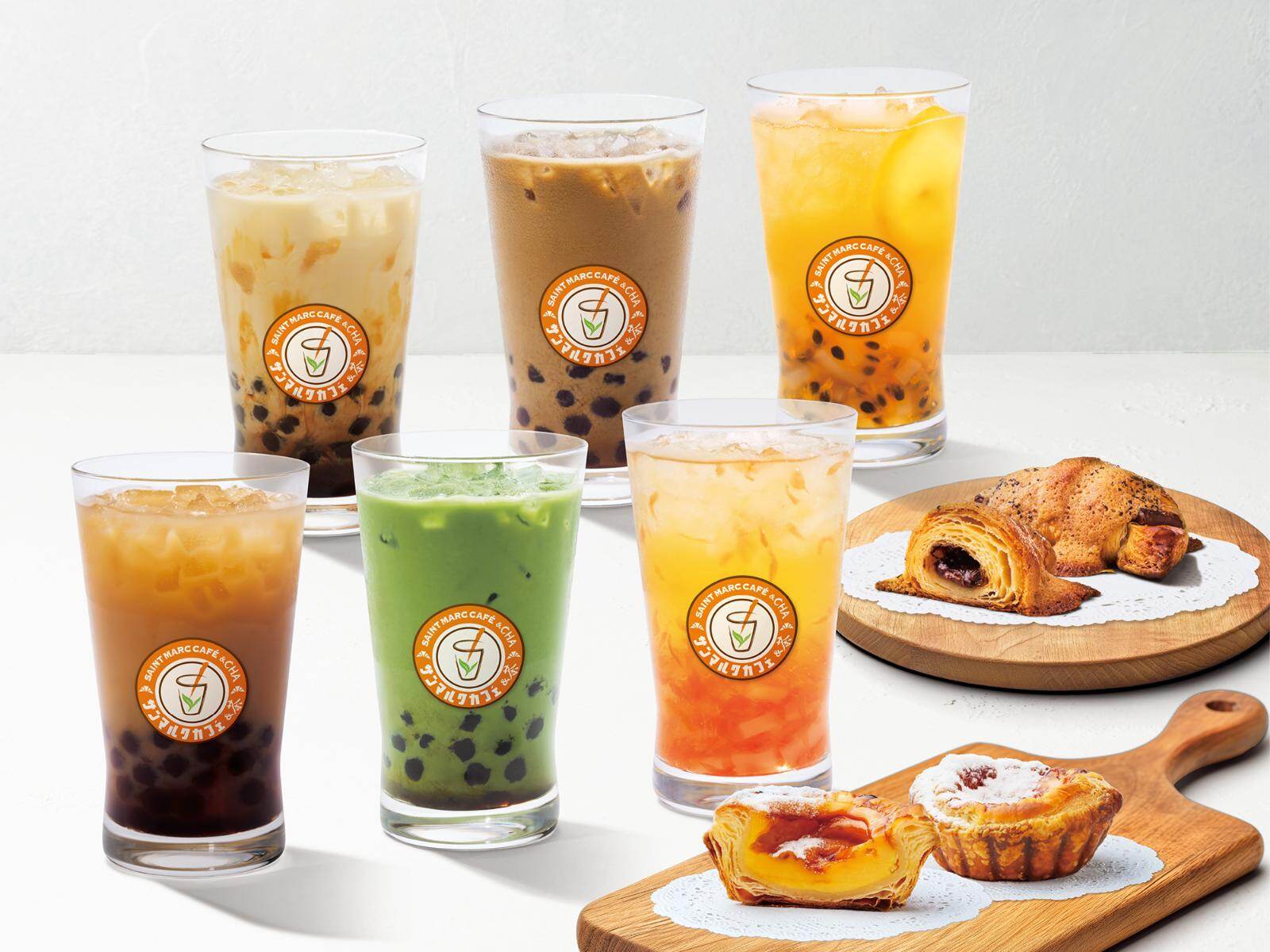 「サンマルクカフェ＆茶」“茶”主役の新ブランドが相模原に、凍頂烏龍フルーツティー＆紅茶香るチョコクロ｜写真1