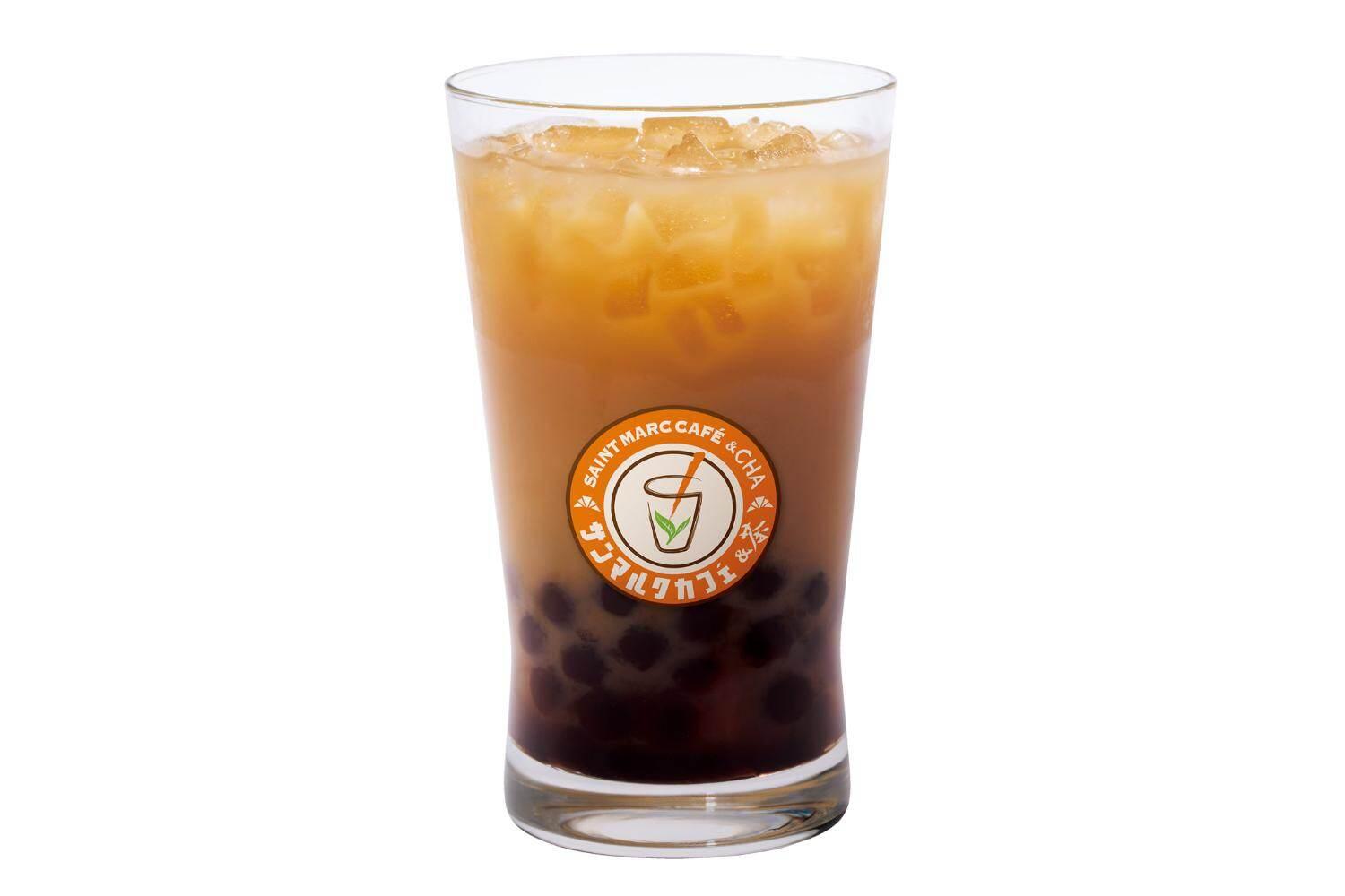 黒糖タピオカ凍頂烏龍ミルクティー 690円 