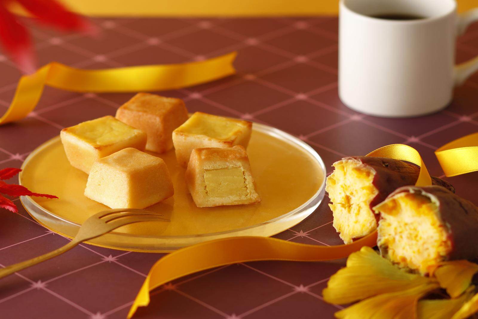 ビスキュイ｜資生堂パーラーの秋限定「さつまいもチーズケーキ」“蜜漬け”紅はるか×クリームチーズの手焼きケーキも