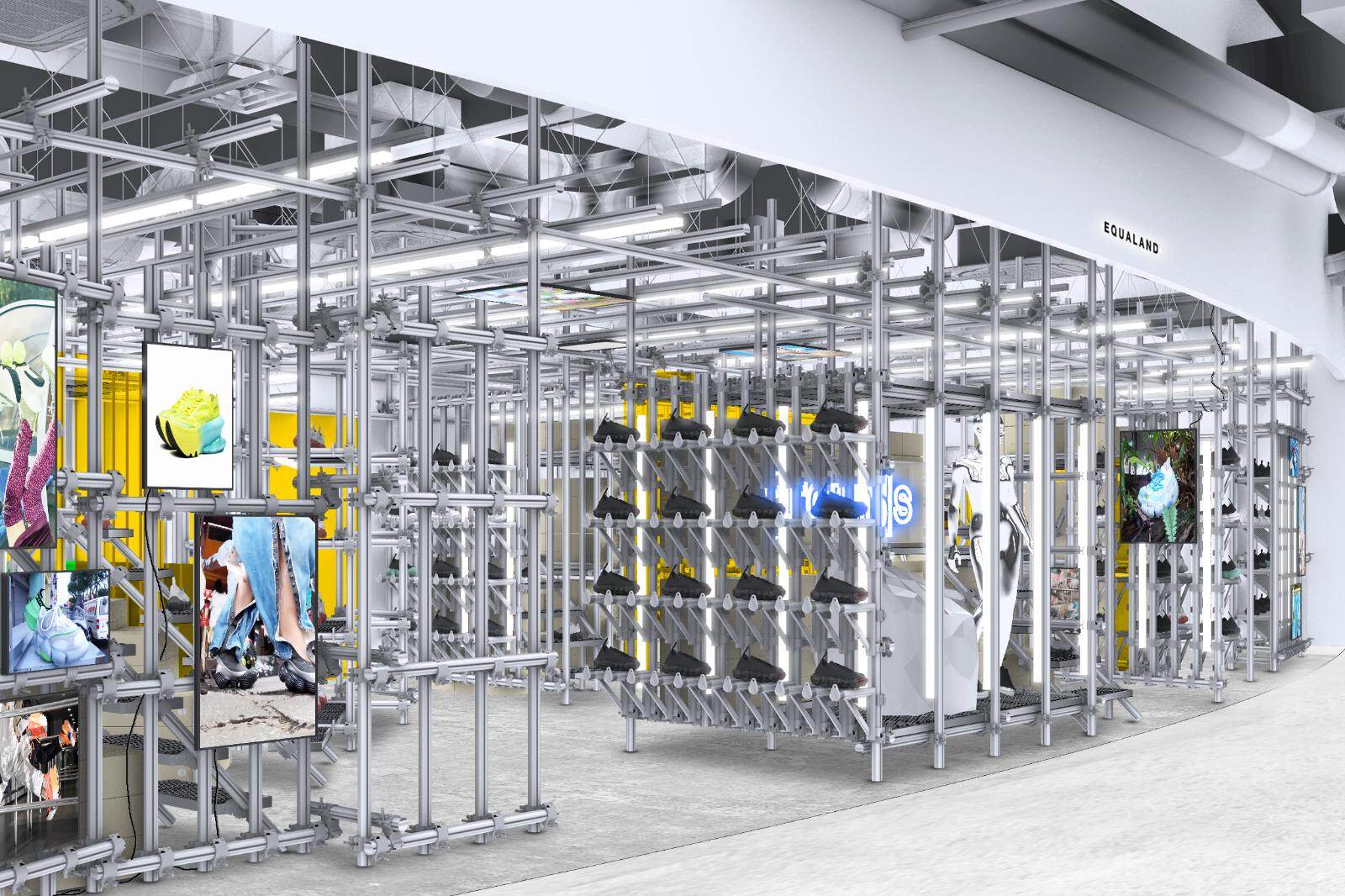 グラウンズ新店舗が東京・レイヤード ミヤシタパークにオープン、ぷっくり厚底シューズが集結