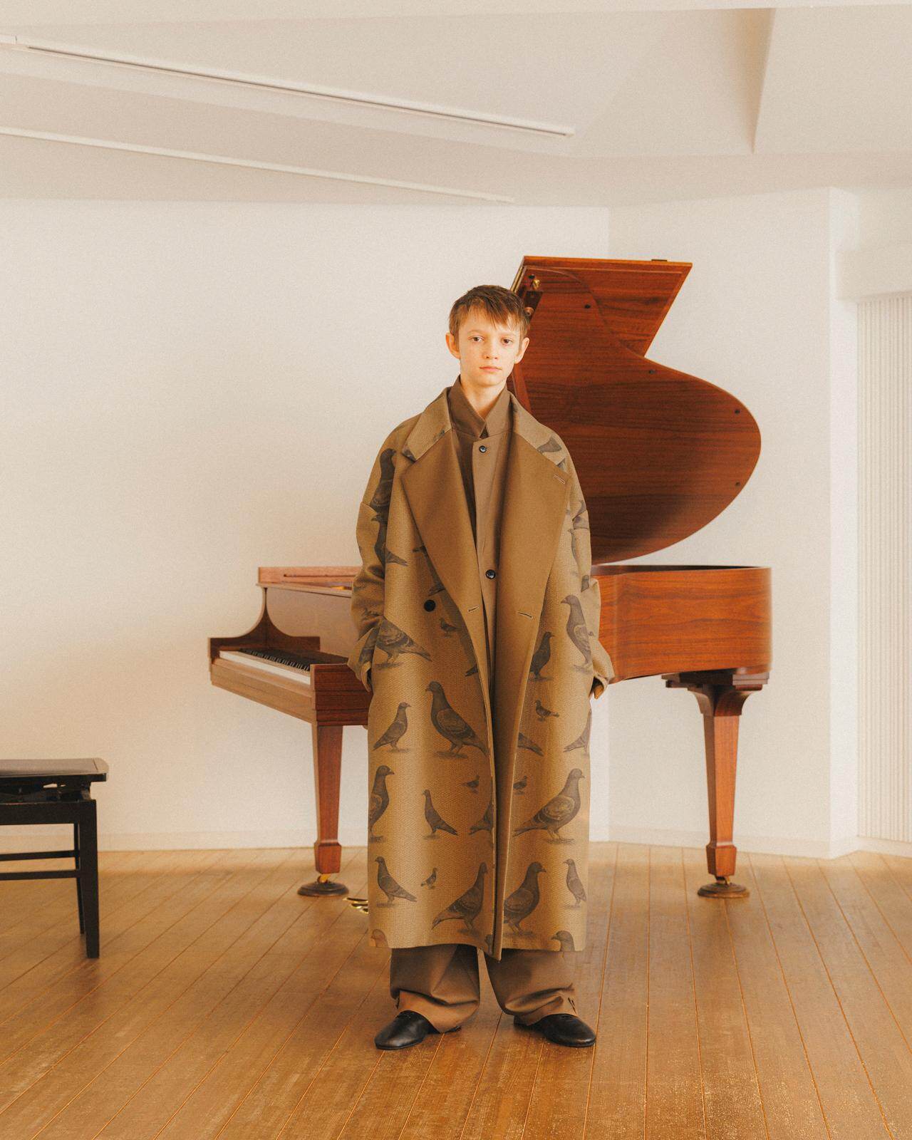 エトセンス　ETHOSENS 19aw セットアップ ETHOSENS エトセンス セットアップ ベージュ