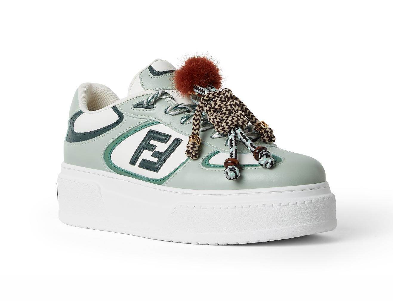 【FENDI】レディース☆FF マッチ デニム 厚底スニーカー 全2色 フェンディの厚底スニーカー「フェンディ マッチ」ふんわり人形