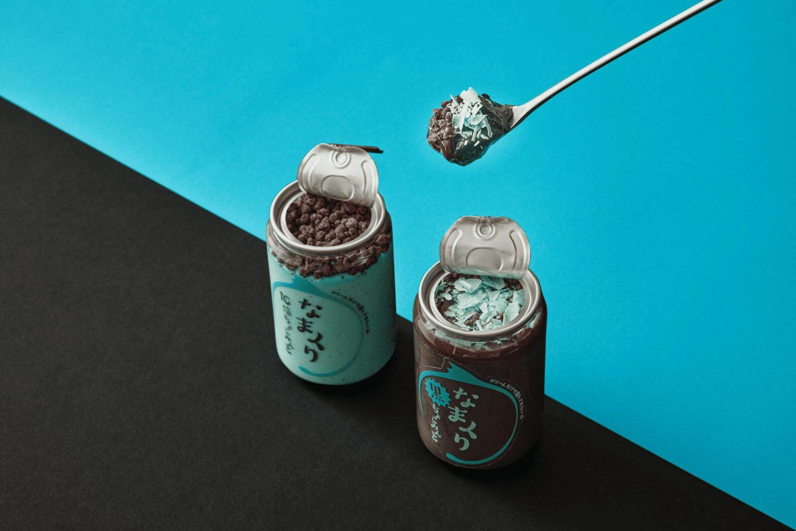 左から)「10倍ちょこみんと」「黒ちょこみんと」1缶 250mL 各850円