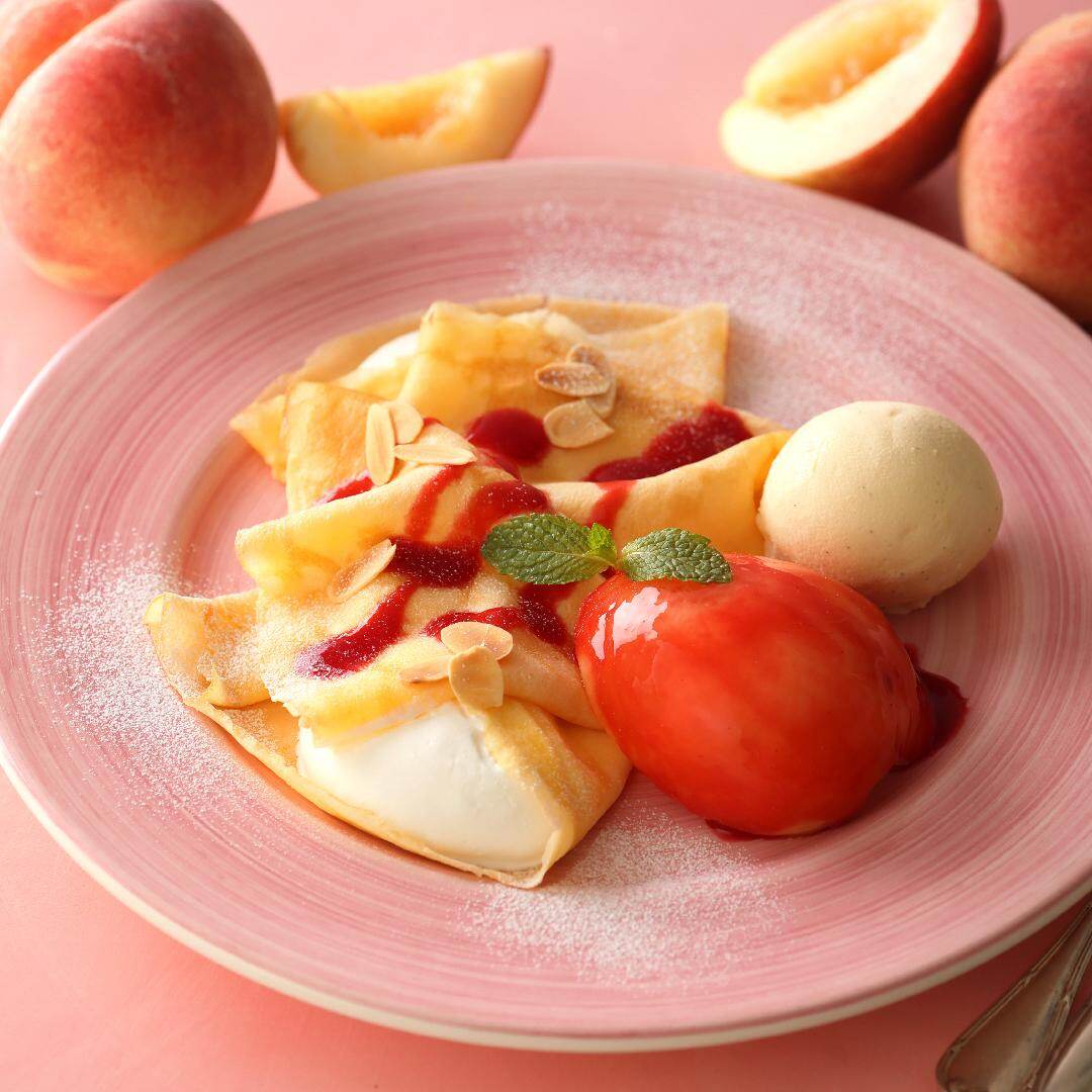 キハチ カフェ“白桃尽くし”パフェ＆白桃パイ付きアフタヌーンティー｜写真9