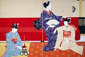 “洗練された女性像”日本画家・北澤映月の回顧展が平塚市美術館で、約100点でたどる画業