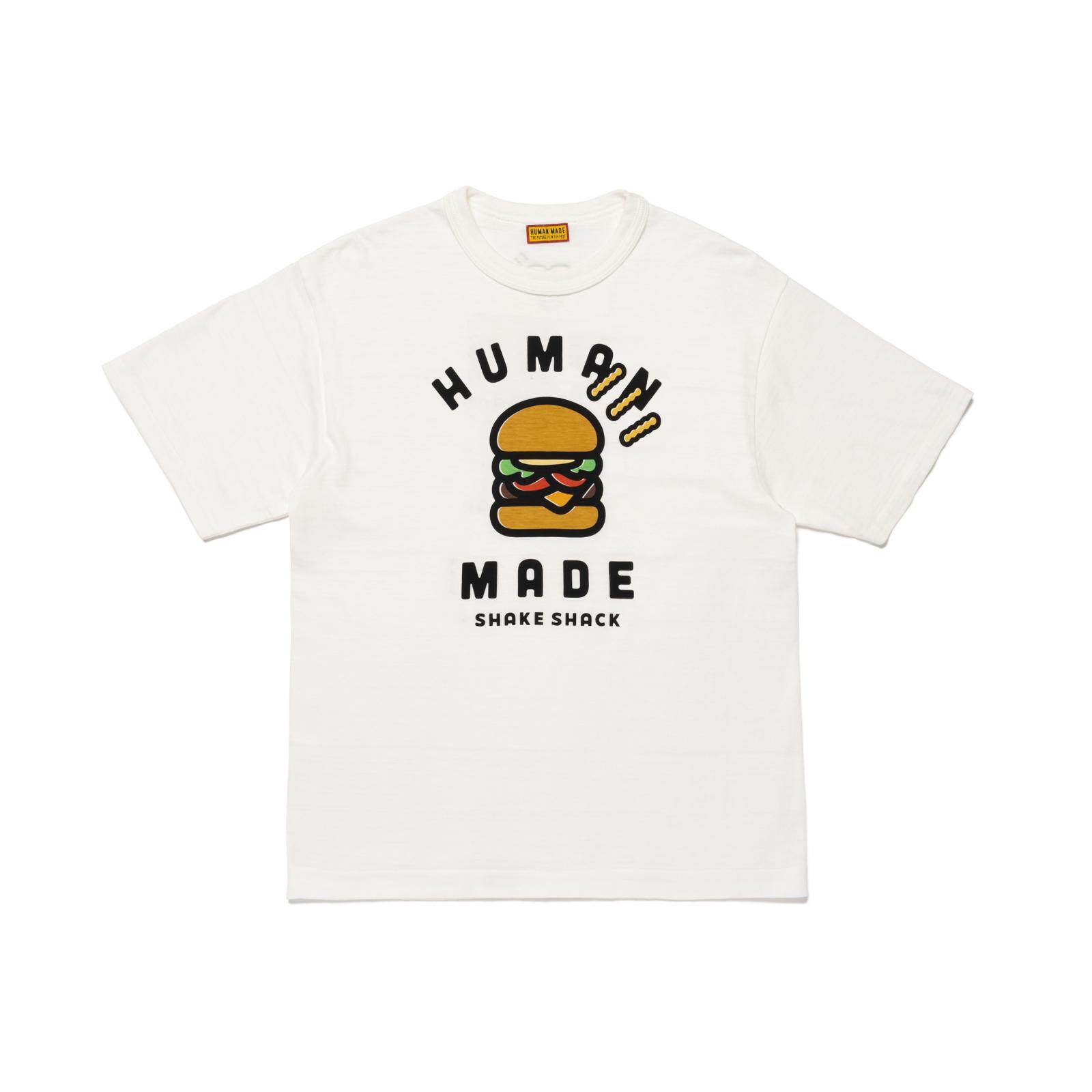 ヒューマンメイド×シェイク シャック“ハートハンバーガー”ロゴ入りTシャツやパスケース｜写真1