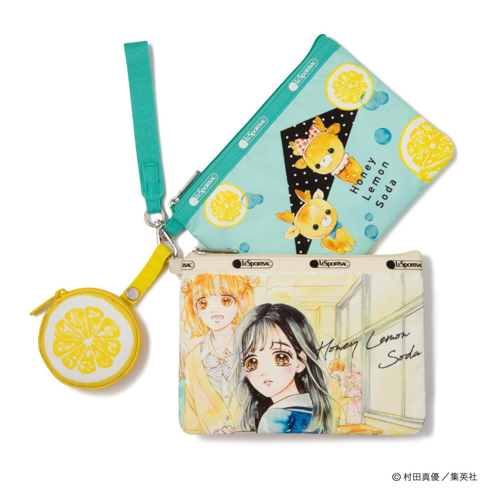 リストレット ポーチ W/チャーム(ポーチ各H15×W20cm、チャーム各H8×W8×D1cm) 14,300円