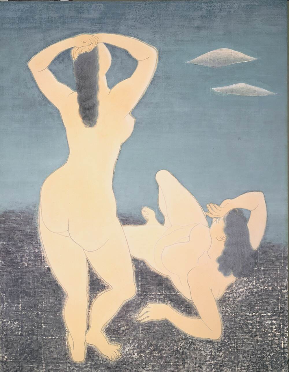 小倉遊亀 《月》 1955年 平塚市美術館寄託 独立行政法人日本芸術文化振興会(国立劇場)蔵