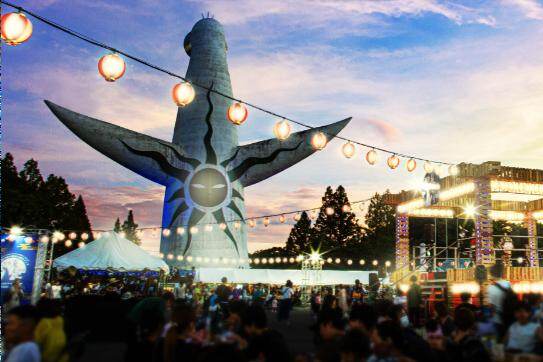 イルミネーション｜「万博夏まつり2025」大阪・万博記念公園で、太陽の塔ライトアップ＆屋台グルメ味わうビアガーデン