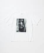 ビオトープ＊KATE MOSSケイトモスphoto Tシャツ＊今季　白L タグ付 デイビット・シムズが撮影したケイト・モスの写真をプリント