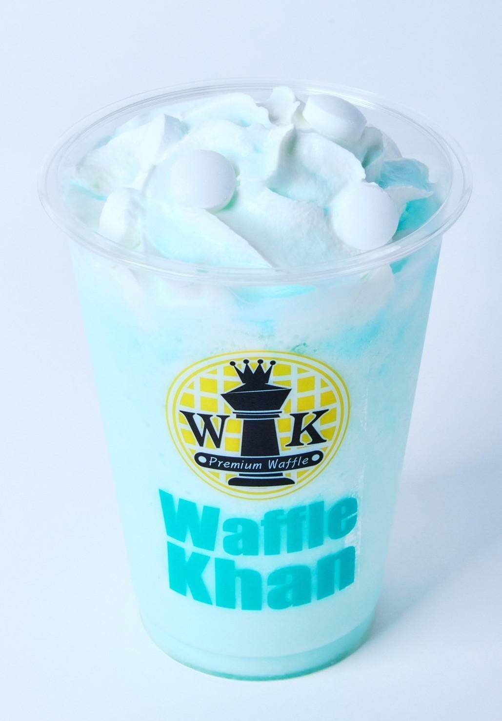 ワッフルカーン(Waffle Khan)「ラムネヨーグルトフラッペ」780円