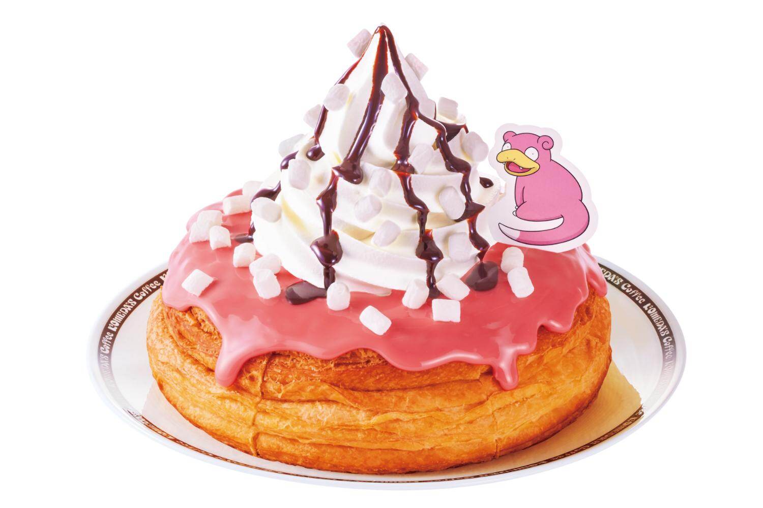 ヤドンのいちごチョコシロノワール 1,160～1,220円／ミニサイズ 960～1,020円